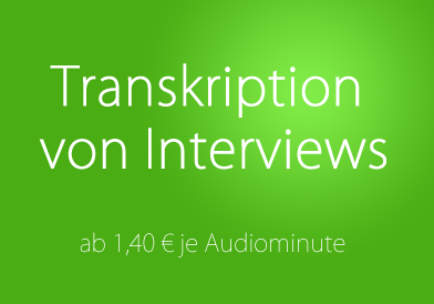 Transkription von Interviews